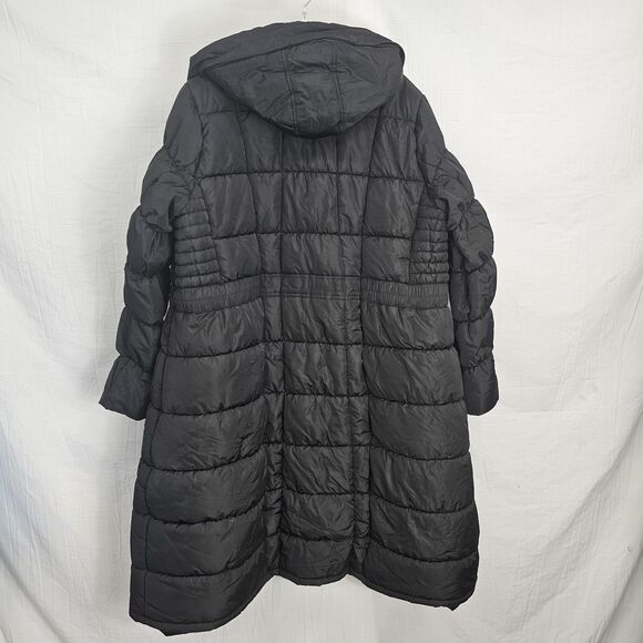 Torrid Long Line Puffer Coat Maxi Fit Women's Plus Size 4 4X Black - Picture 6 of 6
